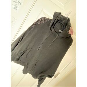 Torrid women’s black floral hoodie size 2 or 2X